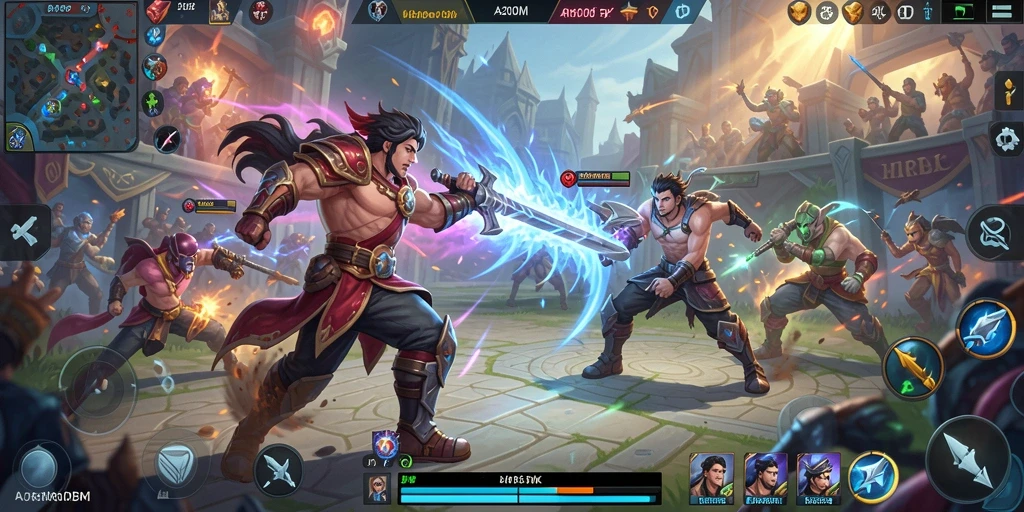 Gameplay seru dan dinamis di A200M.