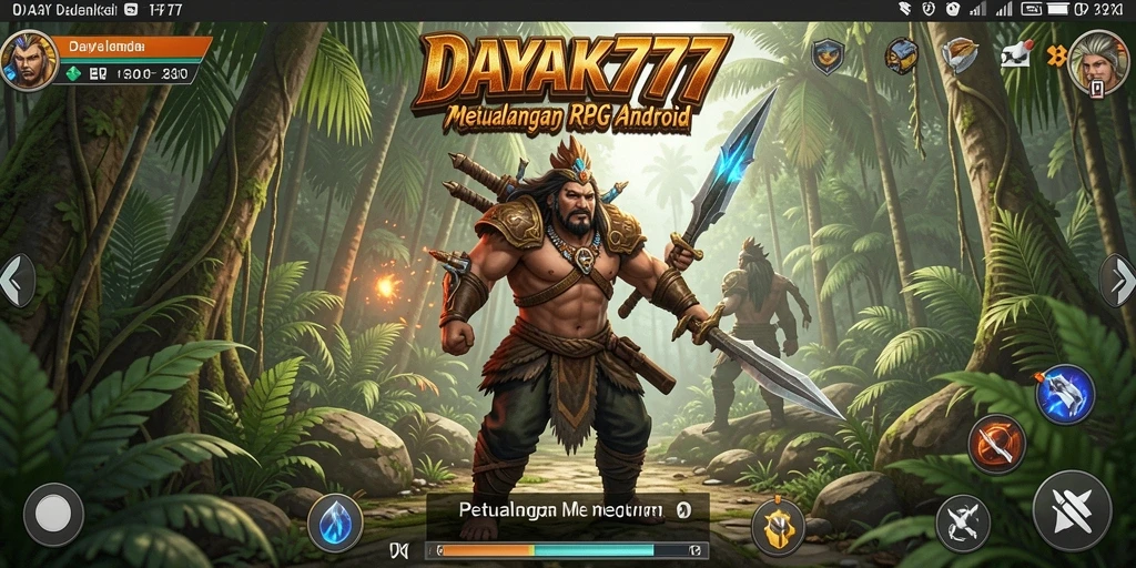 Tampilan gameplay DAYAK777 yang seru dan menantang dalam RPG.