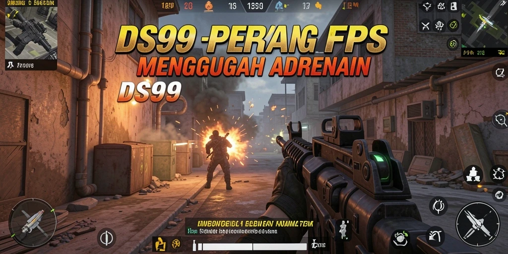 Tangkapan layar menunjukkan aksi menegangkan dalam gameplay DS99.