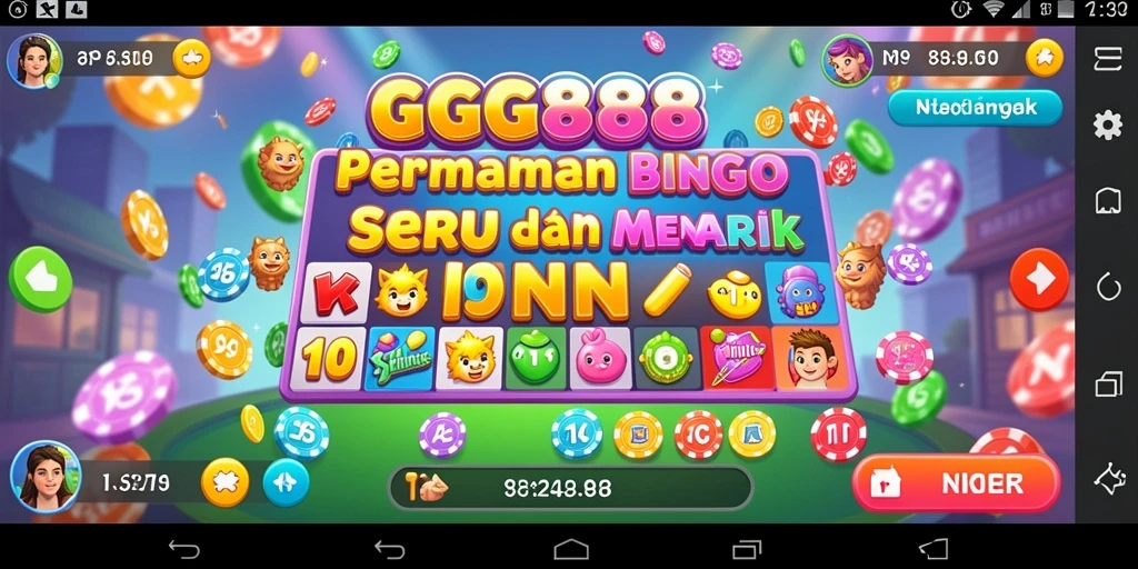 Screenshot gameplay GGG888 yang menampilkan keseruan permainan Bingo.