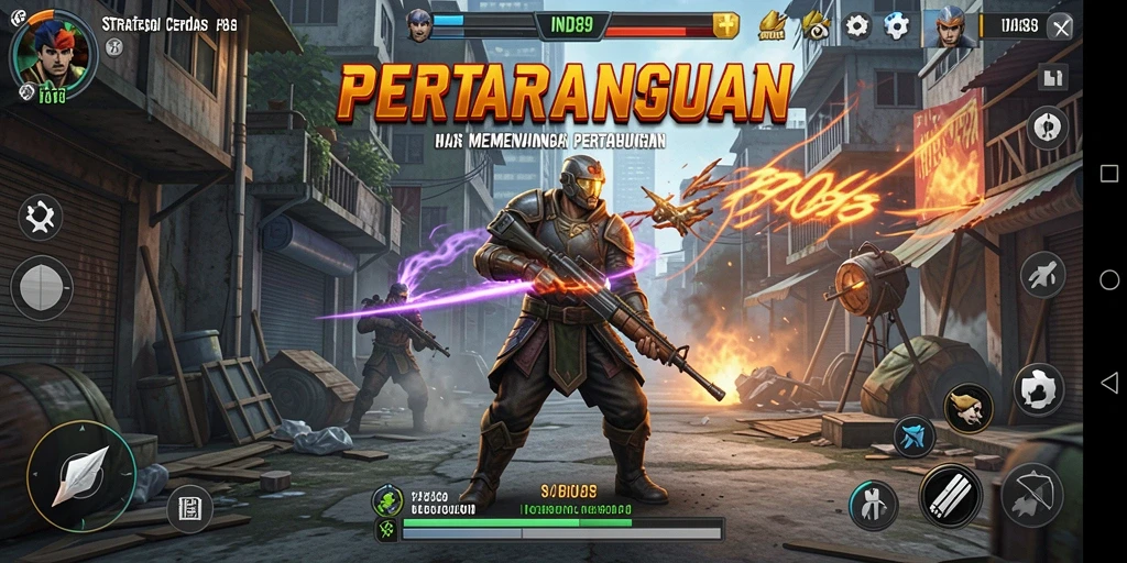 Screenshot gameplay IND89 yang menampilkan pertarungan strategi menarik.
