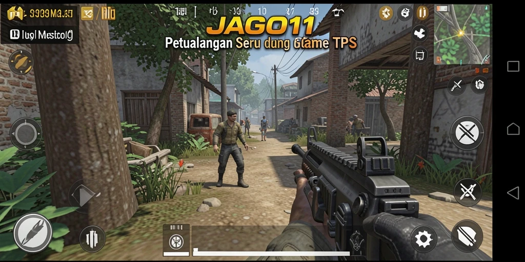 Tampilan gameplay mendebarkan dari JAGO11 dengan aksi TPS yang seru.