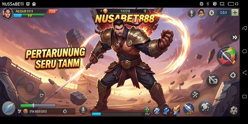 Gameplay NUSABET88 dengan pertarungan mendebarkan dan karakter kuat.