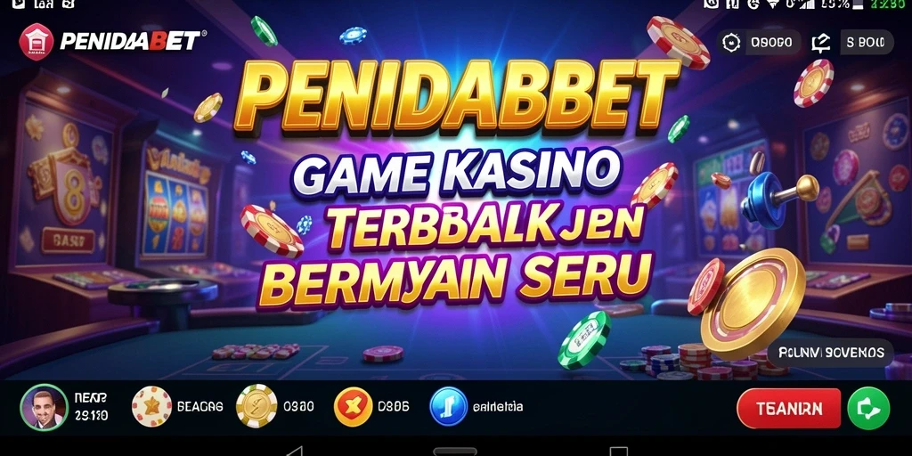 Tampilan menarik dari gameplay Kasino di PENIDABET.