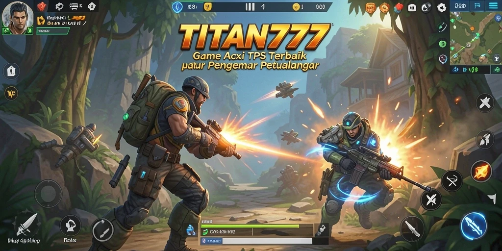 Tampilan menegangkan dari gameplay TPS di TITAN777.